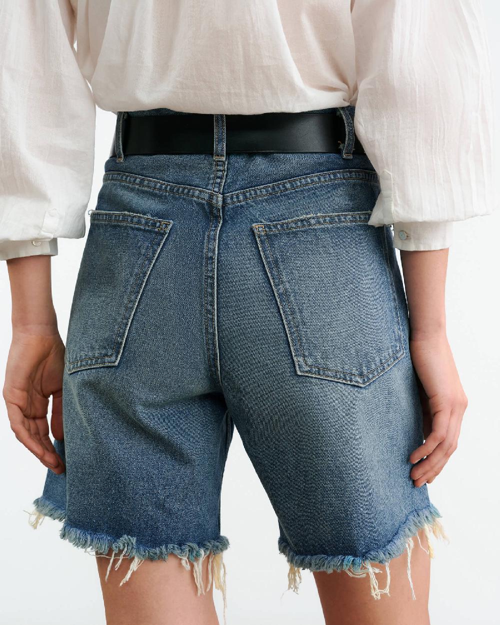 Nili Lotan RUSSEL DENIM SHORT SUMMER WASH