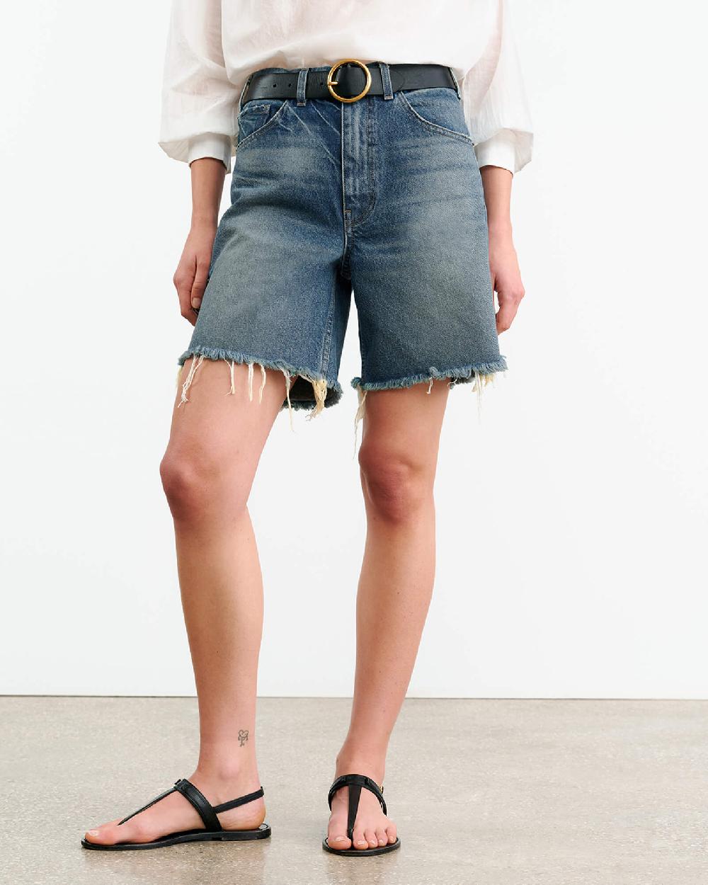 Nili Lotan RUSSEL DENIM SHORT SUMMER WASH