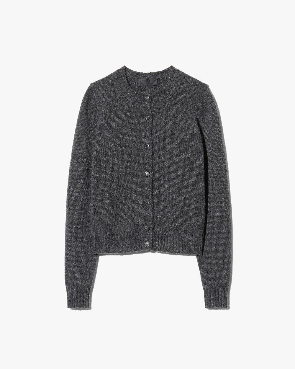 nili lotan SASKIA CASHMERE CARDIGAN CHARCOAL