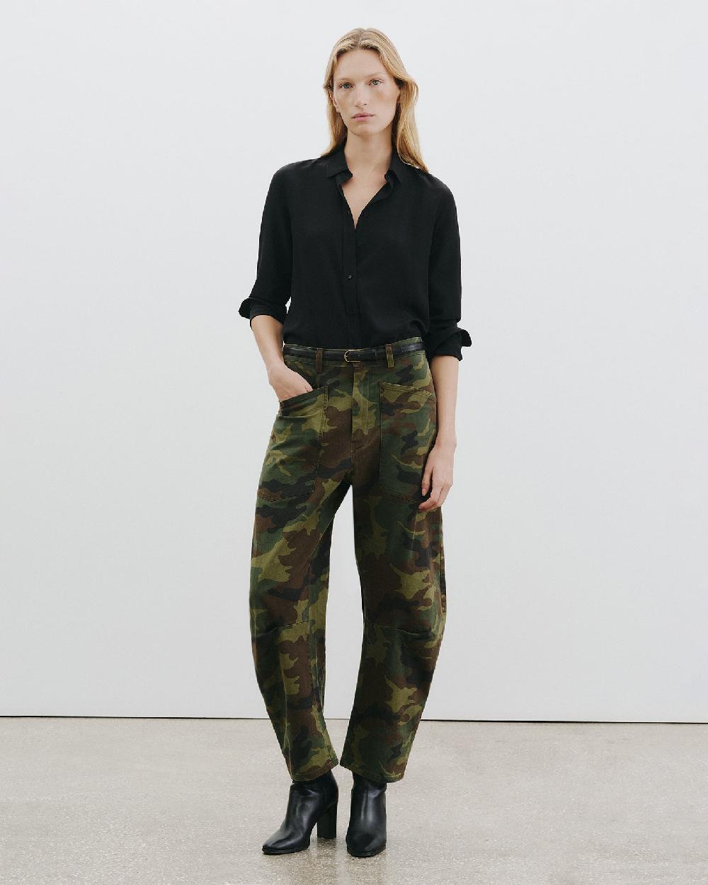Nili Lotan SHON CAMOUFLAGE PANT CAMOUFLAGE