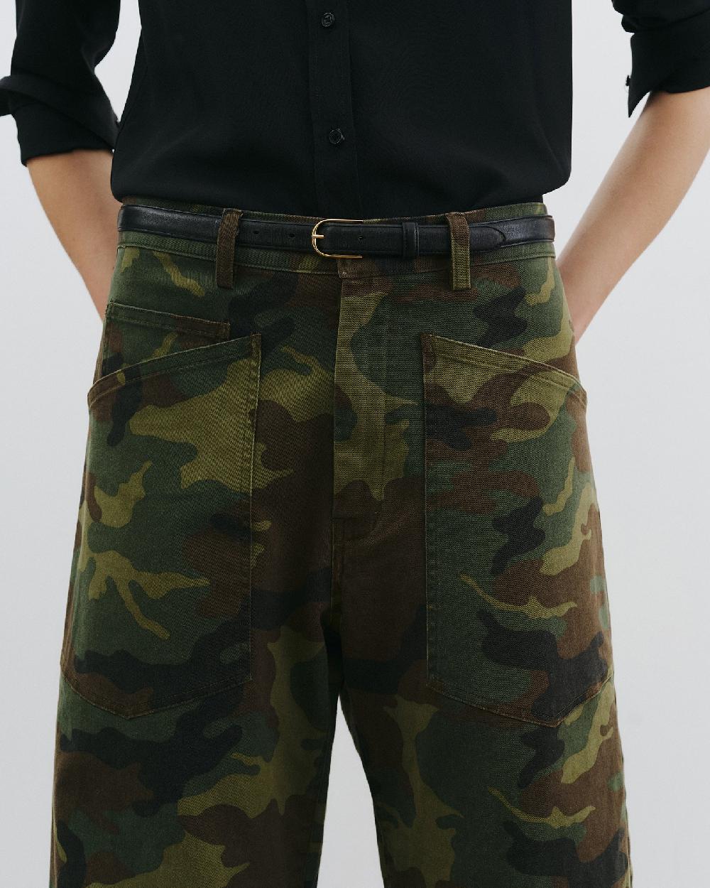 Nili Lotan SHON CAMOUFLAGE PANT CAMOUFLAGE