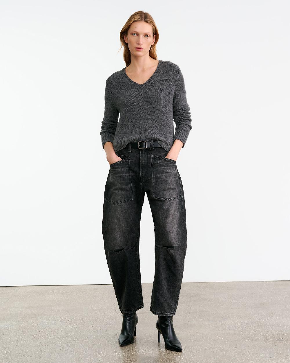 Nili Lotan SHON JEAN STONE BLACK WASH
