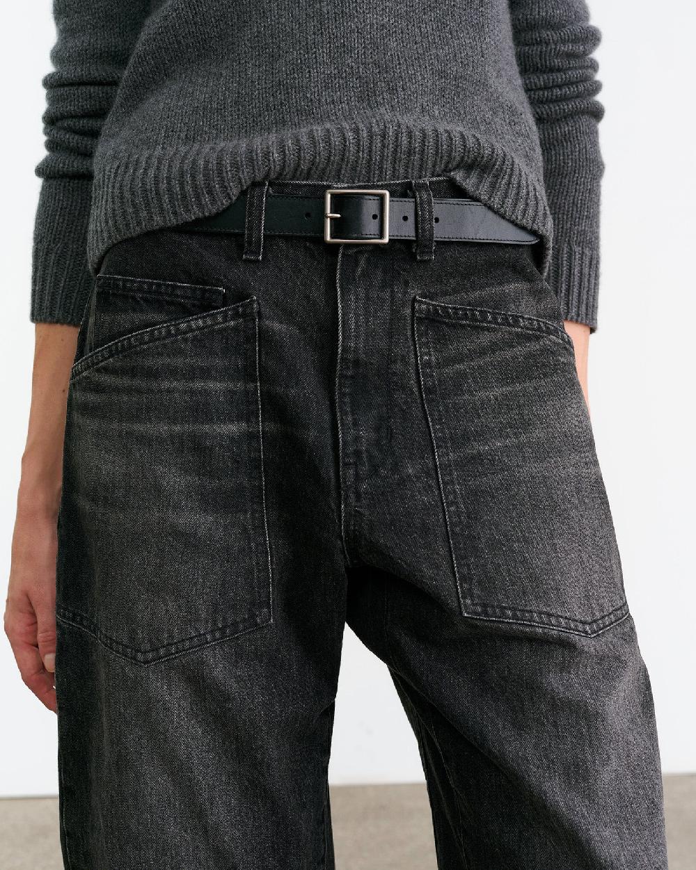 Nili Lotan SHON JEAN STONE BLACK WASH