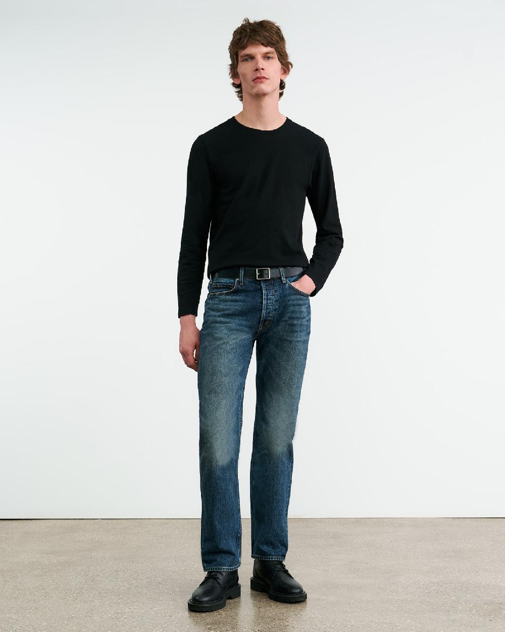 Nili Lotan SIEN TEE JET BLACK