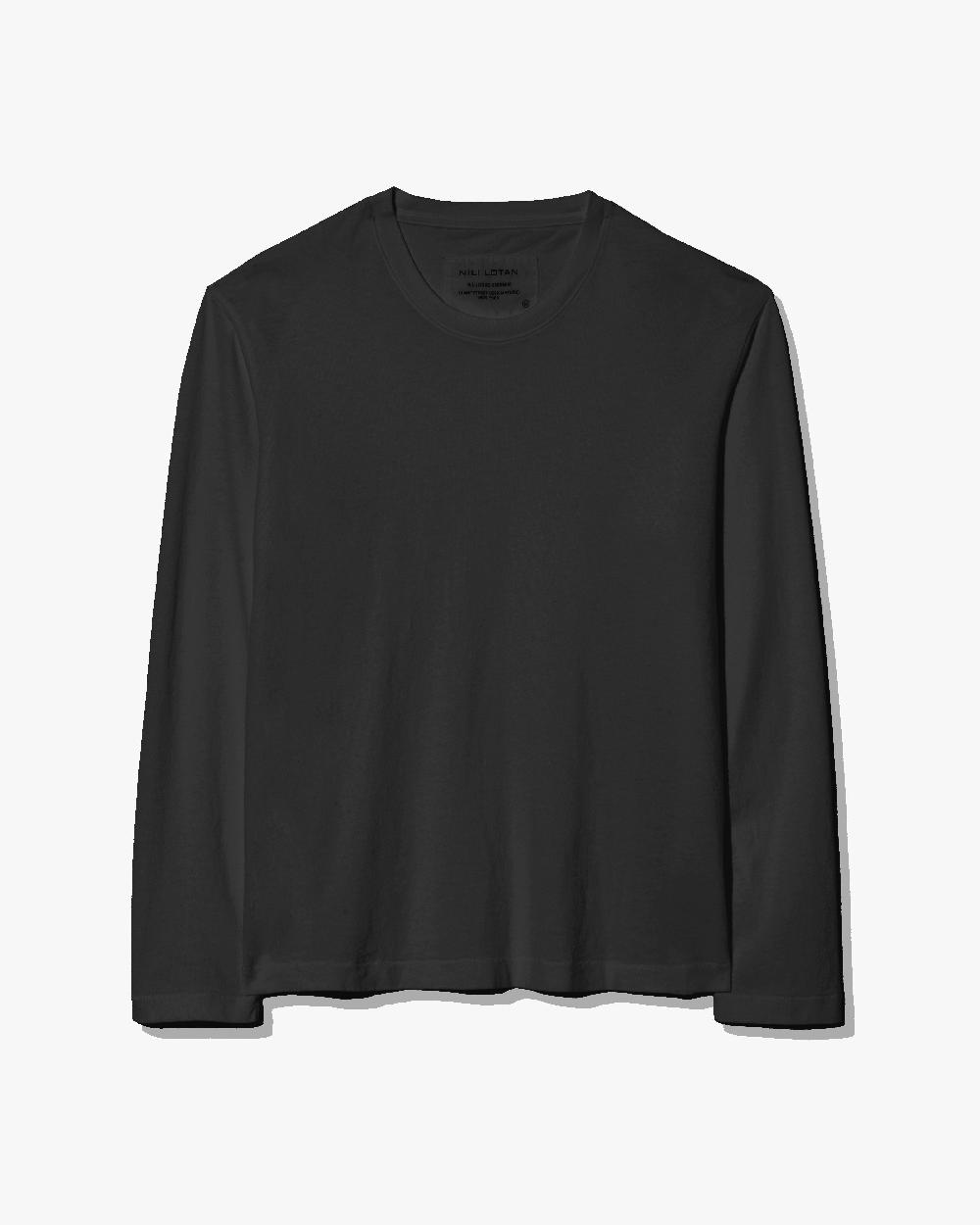 nili lotan SIEN TEE JET BLACK