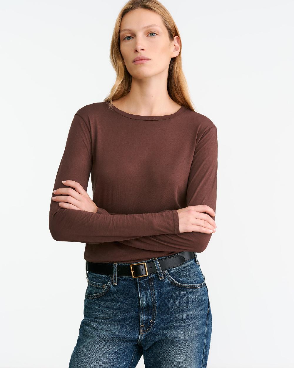 Nili Lotan SUSANA TEE DESERT TAUPE