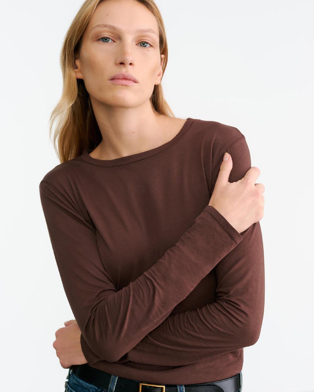 Nili Lotan SUSANA TEE DESERT TAUPE