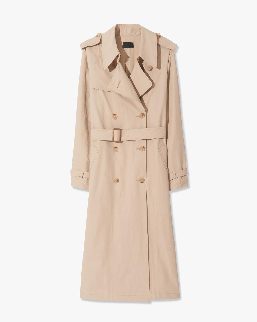 nili lotan TANNER TRENCH COAT BLACK
