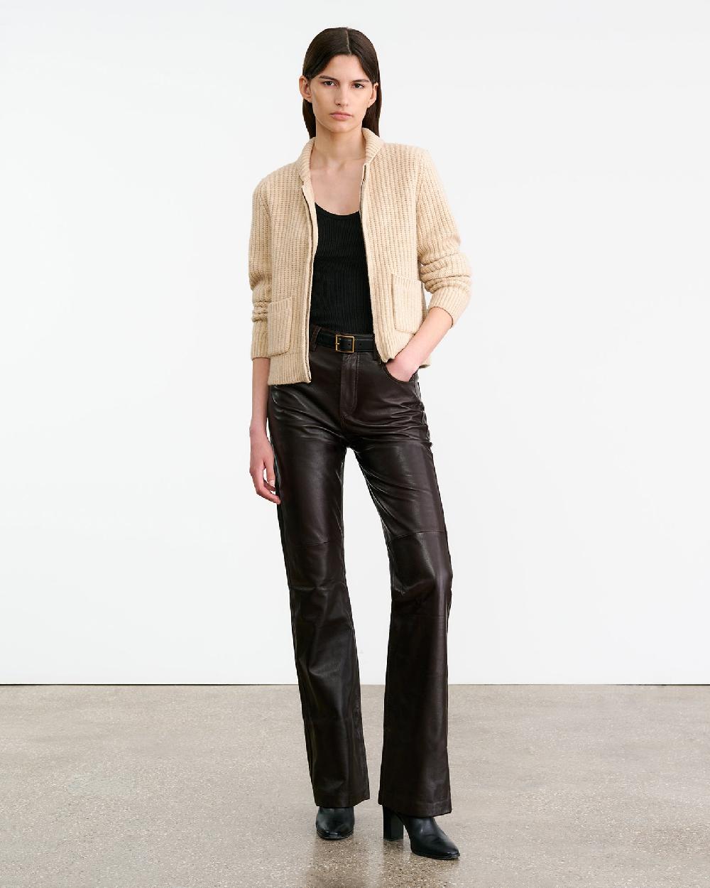 Nili Lotan TESSEN CARDIGAN WHEAT