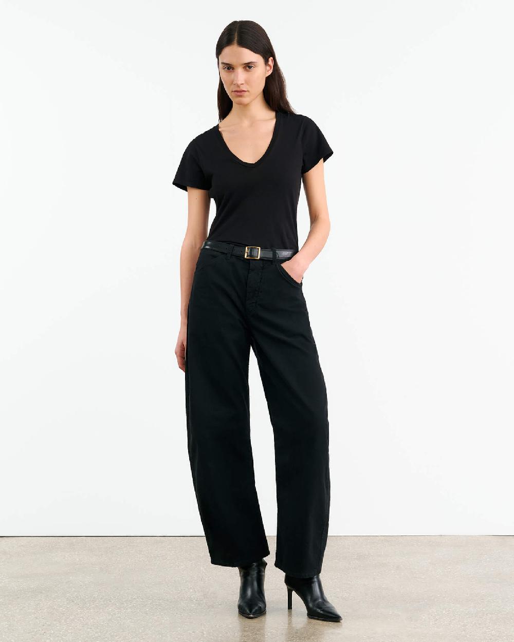 Nili Lotan TRIBECA COTTON PANT VINE