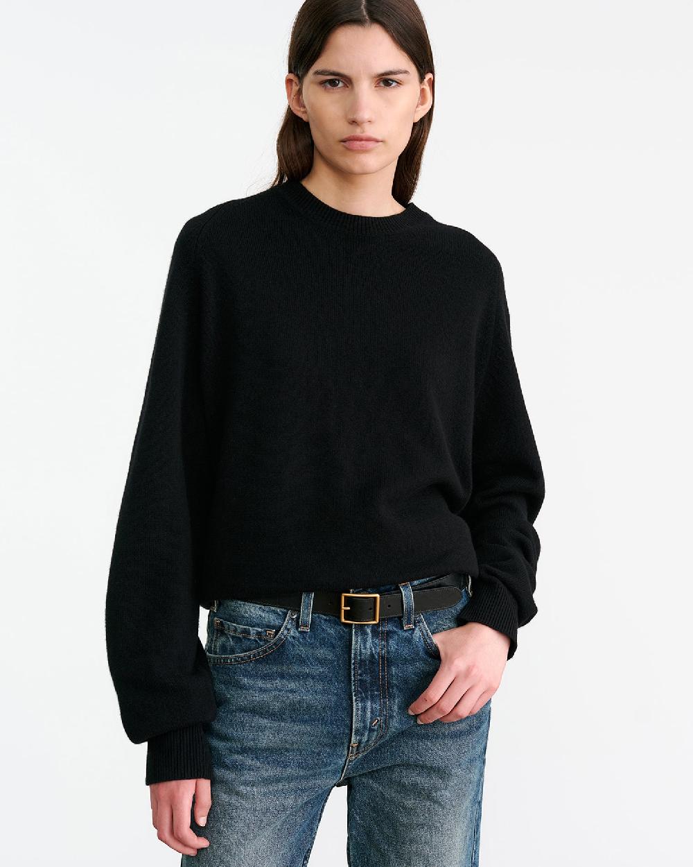Nili Lotan TRISHA CASHMERE SWEATER BLACK