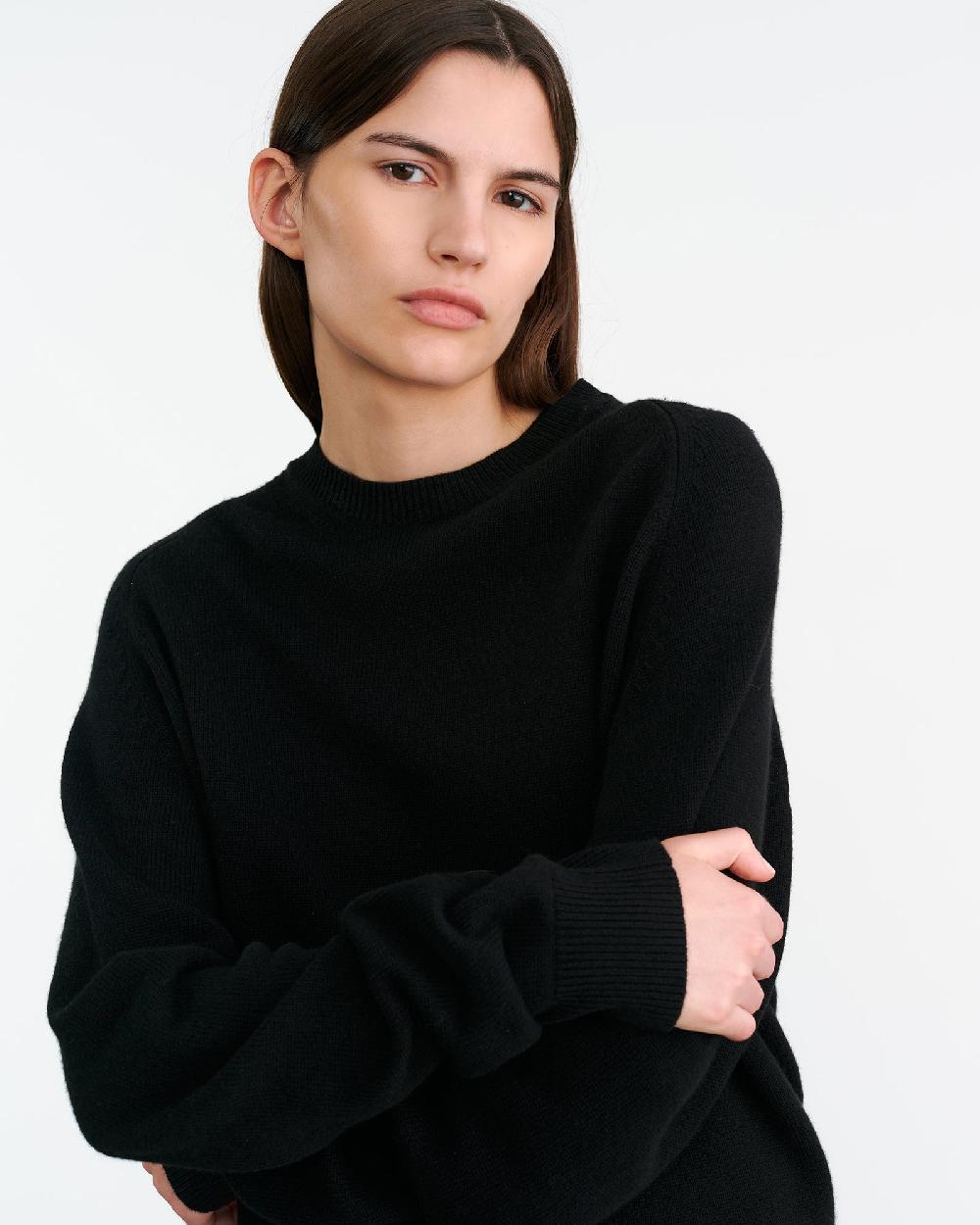 Nili Lotan TRISHA CASHMERE SWEATER BLACK