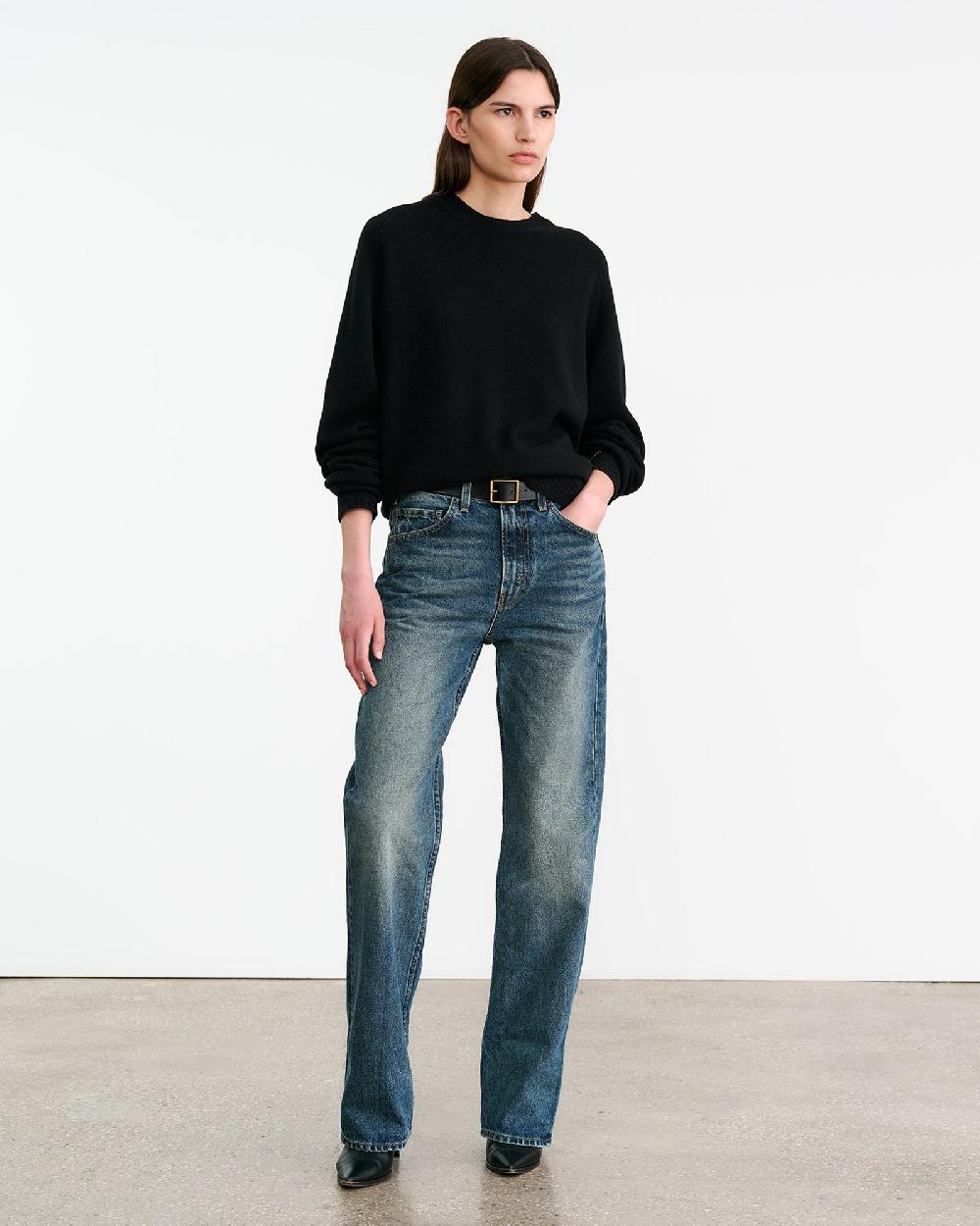 Nili Lotan TRISHA CASHMERE SWEATER BLACK