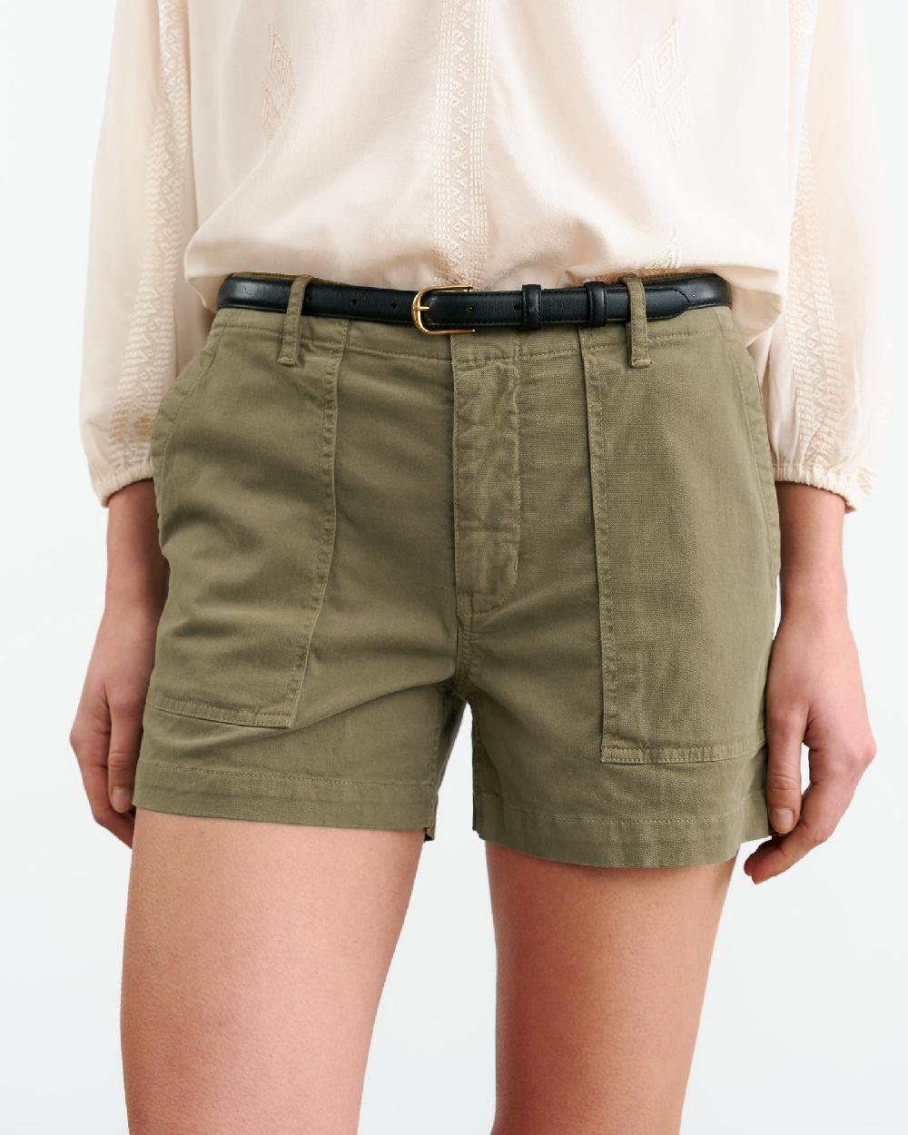 Nili Lotan UTILITY SHORT SANDSTONE
