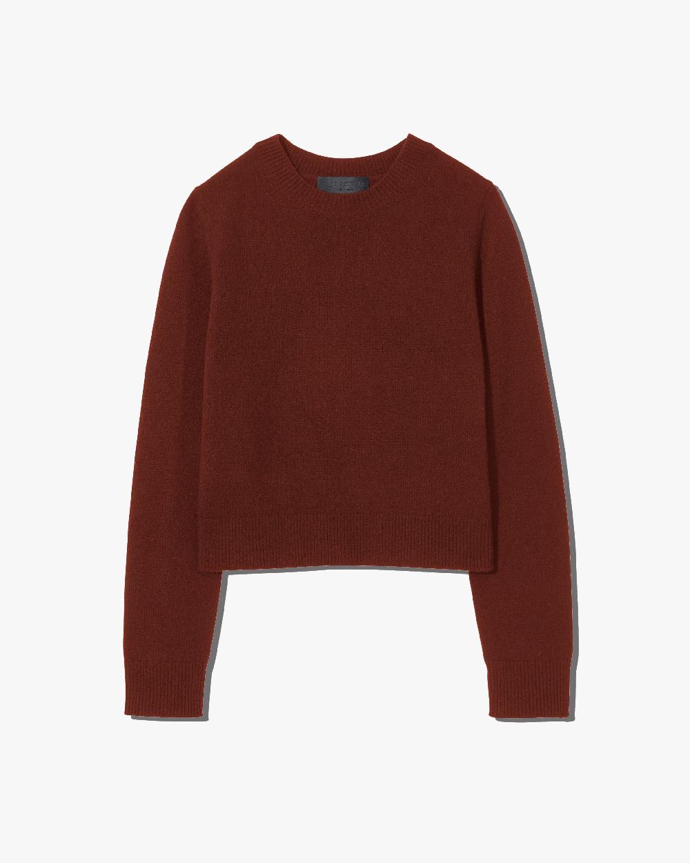 nili lotan VENUS CASHMERE SWEATER DARK RUST
