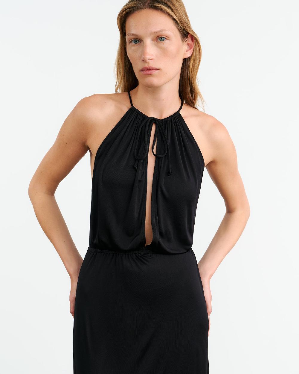 Nili Lotan VESPER DRESS BLACK