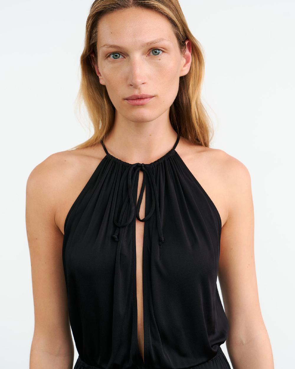 Nili Lotan VESPER DRESS BLACK