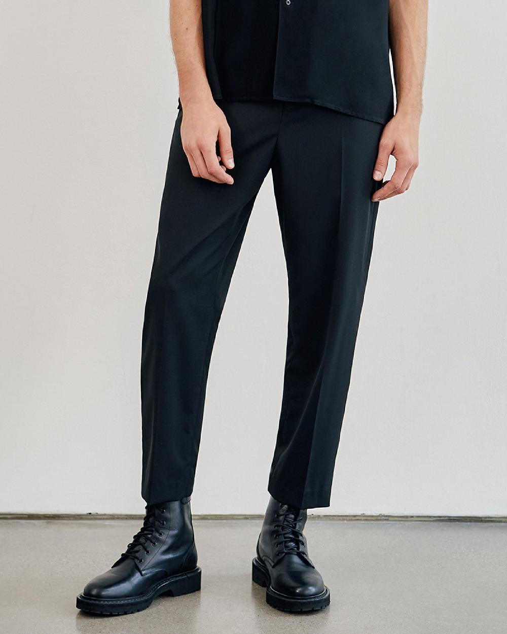 Nili Lotan WALKER WOOL PANT BLACK