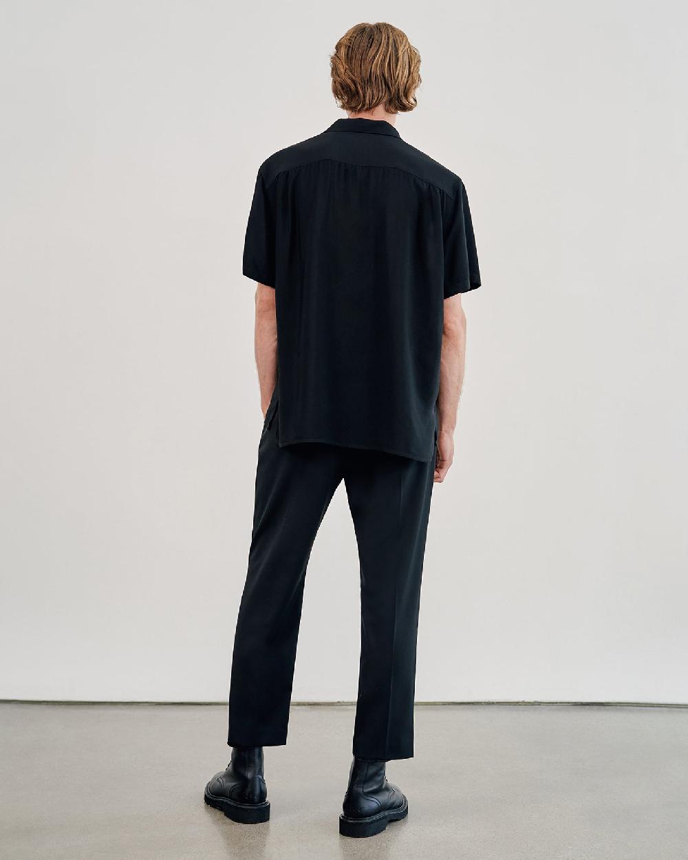 Nili Lotan WALKER WOOL PANT BLACK