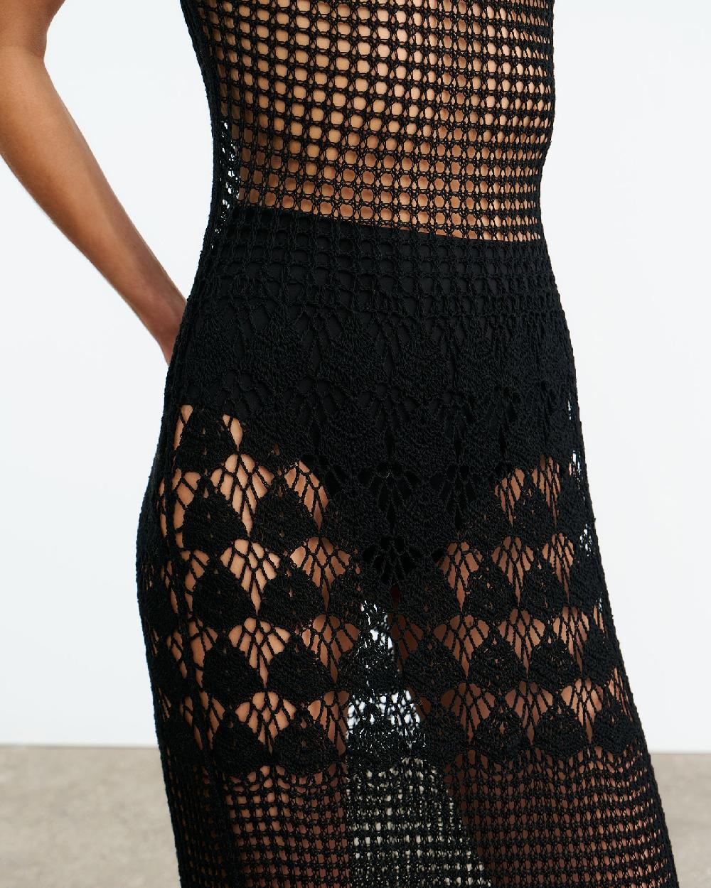 Nili Lotan YOKO KNIT DRESS IVORY