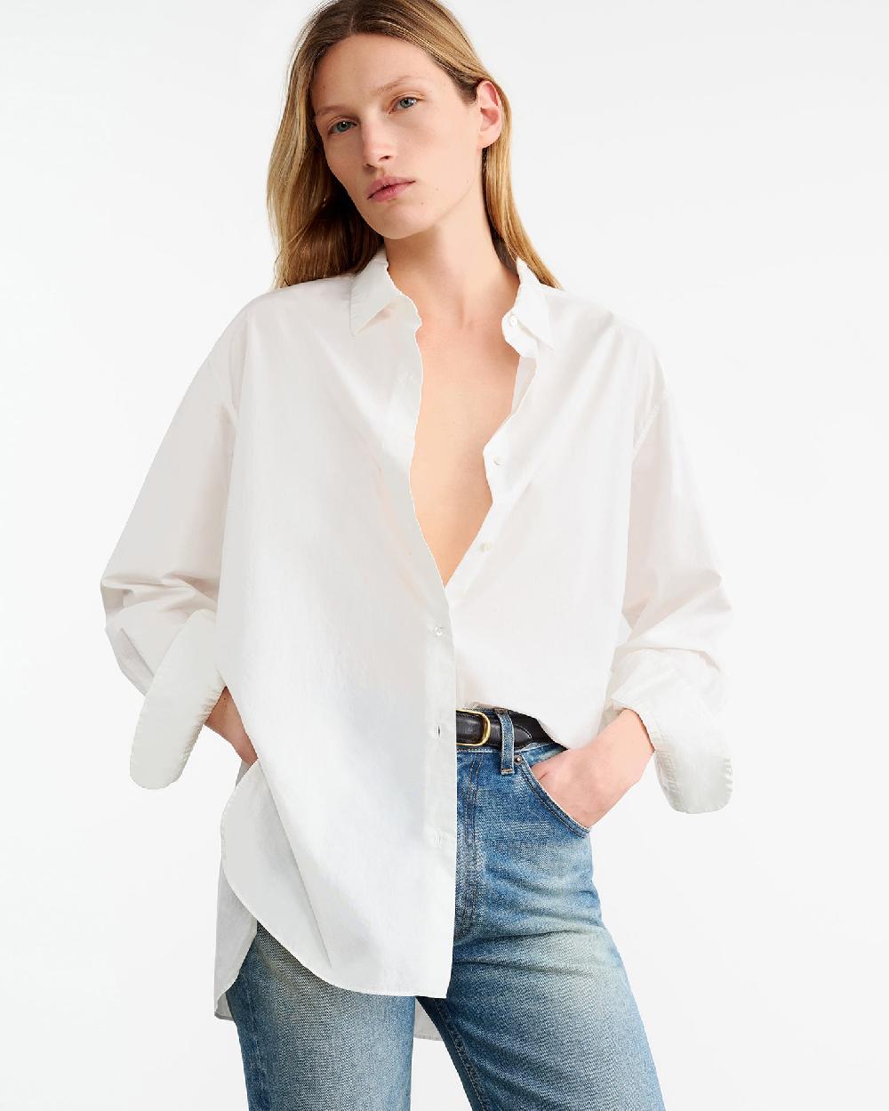 Nili Lotan YORKE SHIRT WHITE