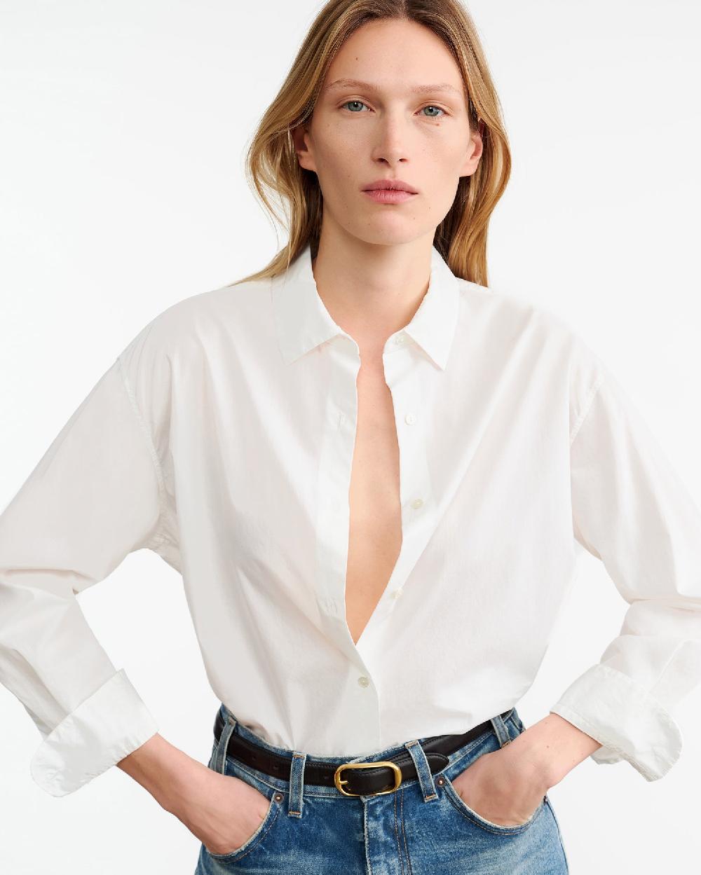 Nili Lotan YORKE SHIRT WHITE