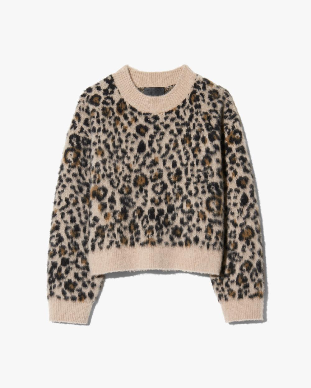 nili lotan ZAMIRA SWEATER JUTE LEOPARD