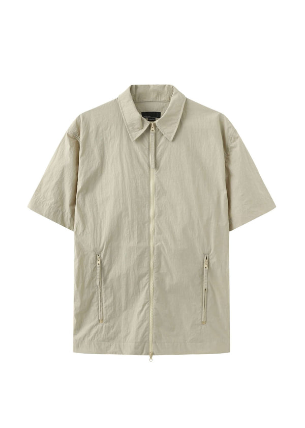 Nilmance Compartment Nylon Shirt With Detachable Hood