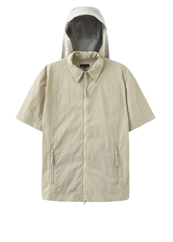 Nilmance Compartment Nylon Shirt With Detachable Hood