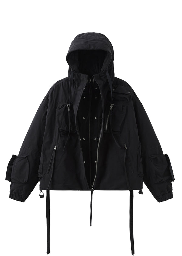 nilmance Deformation Padded Jacket