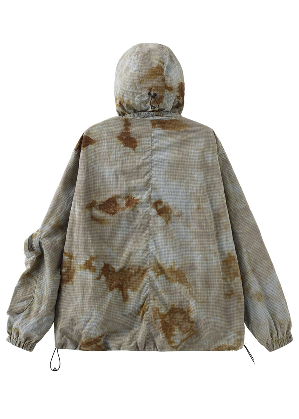 Nilmance Dyed Hooded Astro Cargo Jacket