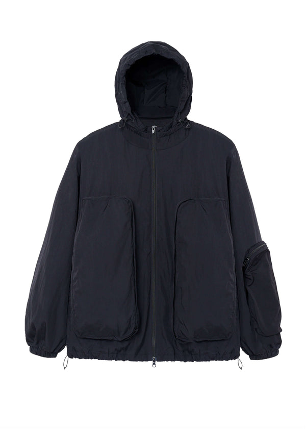 Nilmance Dyed Hooded Astro Cargo Jacket