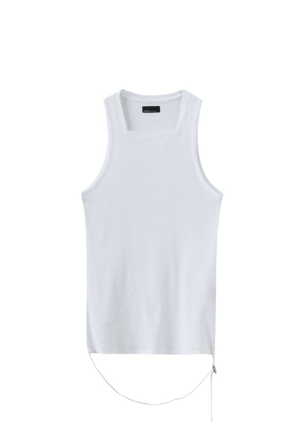 nilmance Strap Hem Square Tank