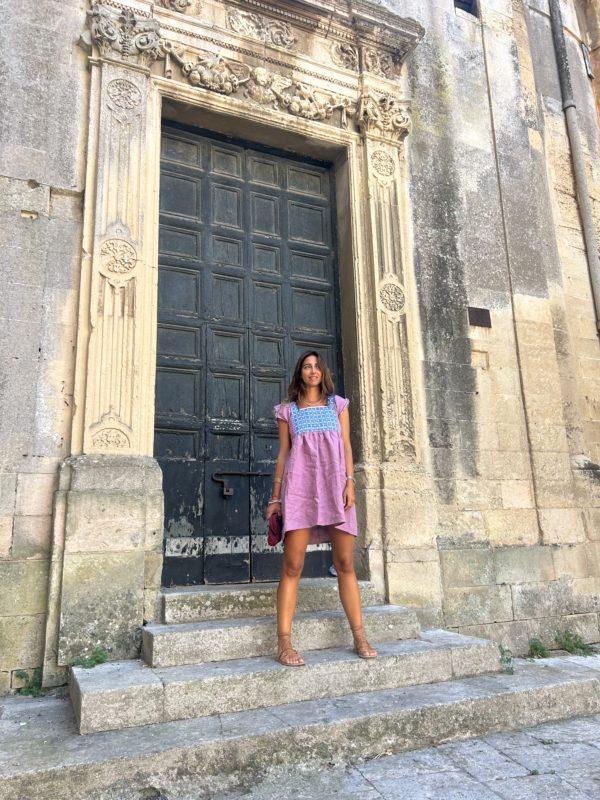 nina leuca Jilly Mauve Short Dress