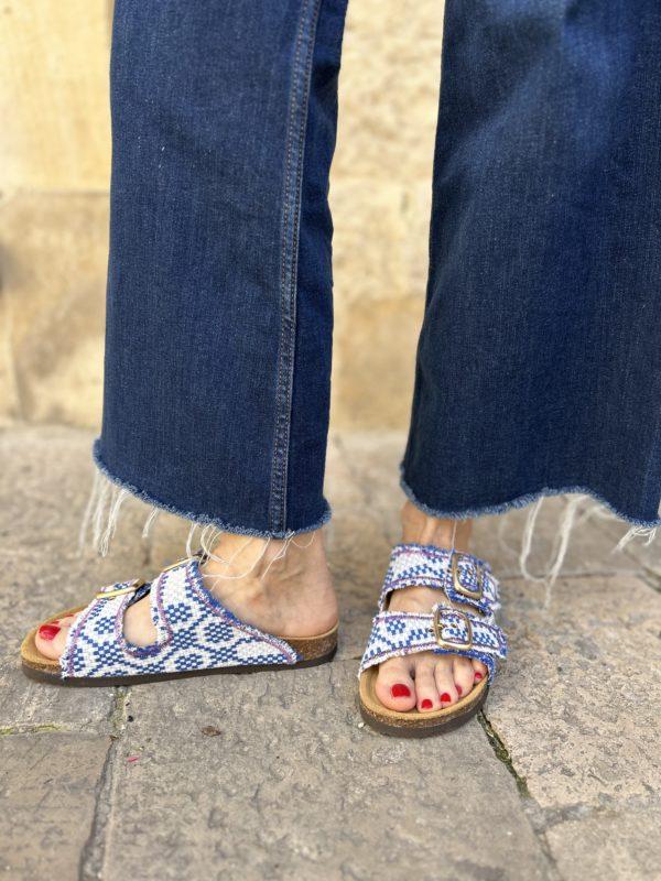 nina leuca Le Gemelle Shoes Blue