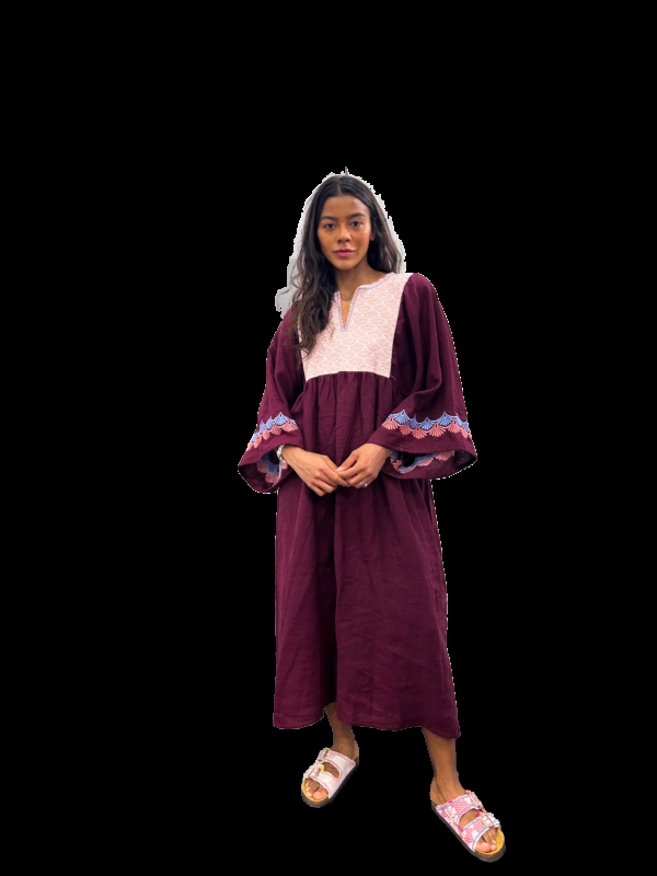 nina leuca Levante Purple Dress