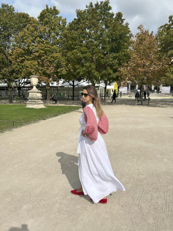 nina leuca Luce white dress