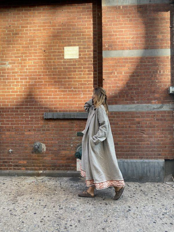 Nina Leuca Maria Wool Beige Coat