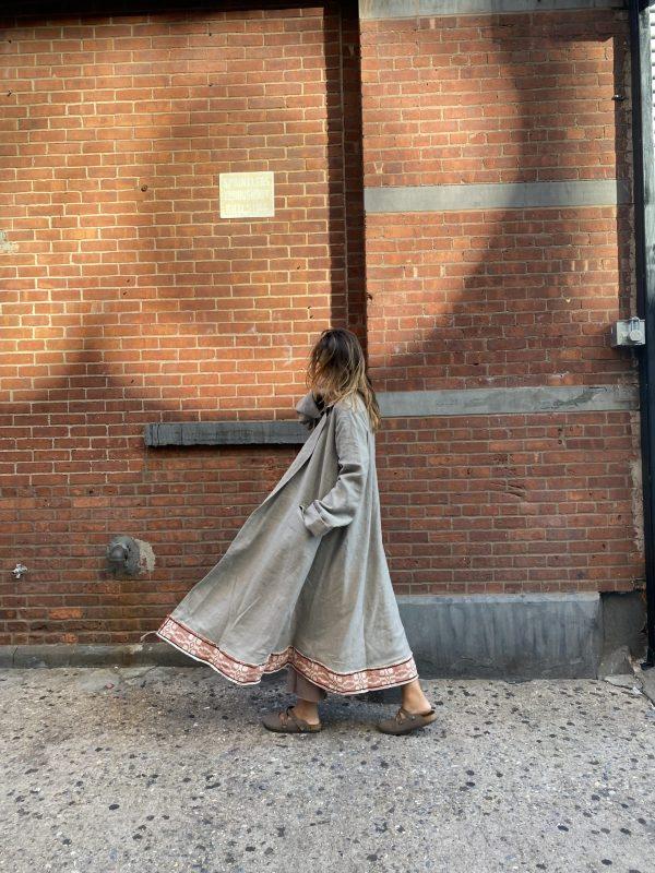 Nina Leuca Maria Wool Beige Coat