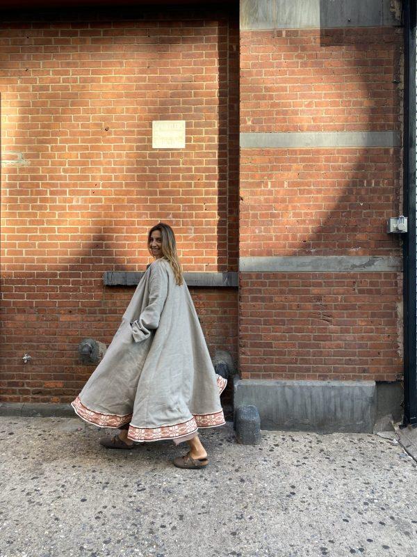 Nina Leuca Maria Wool Beige Coat