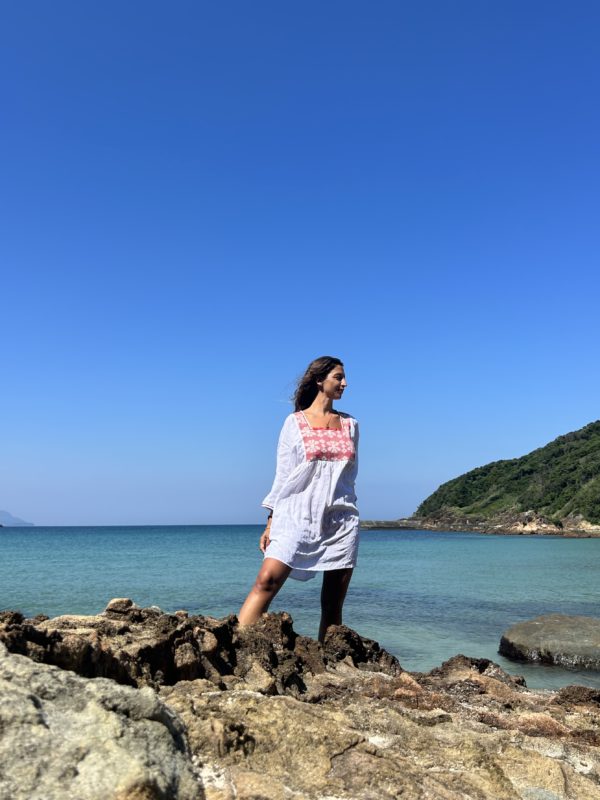 Nina Leuca Nina White And Red Dress