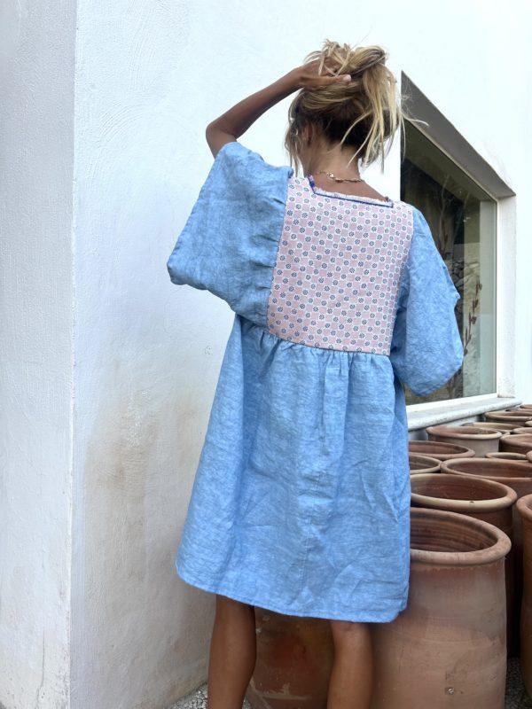 nina Leuca Ostro Short Dress Blue