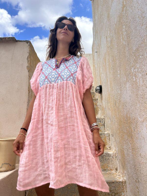 Nina Leuca Serifos Pink Dress