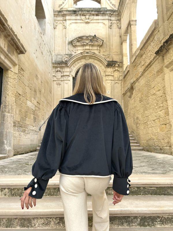 Nina Leuca Velvet Black Jacket