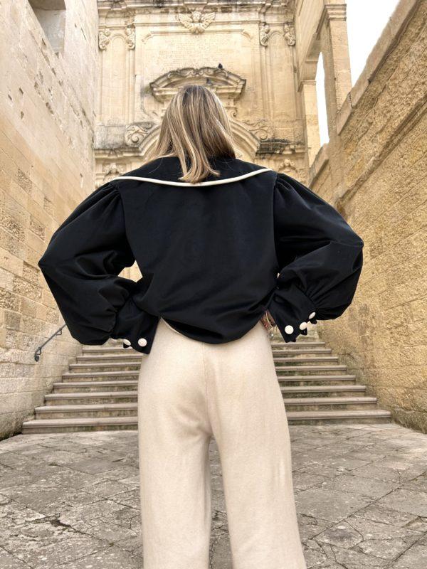 Nina Leuca Velvet Black Jacket