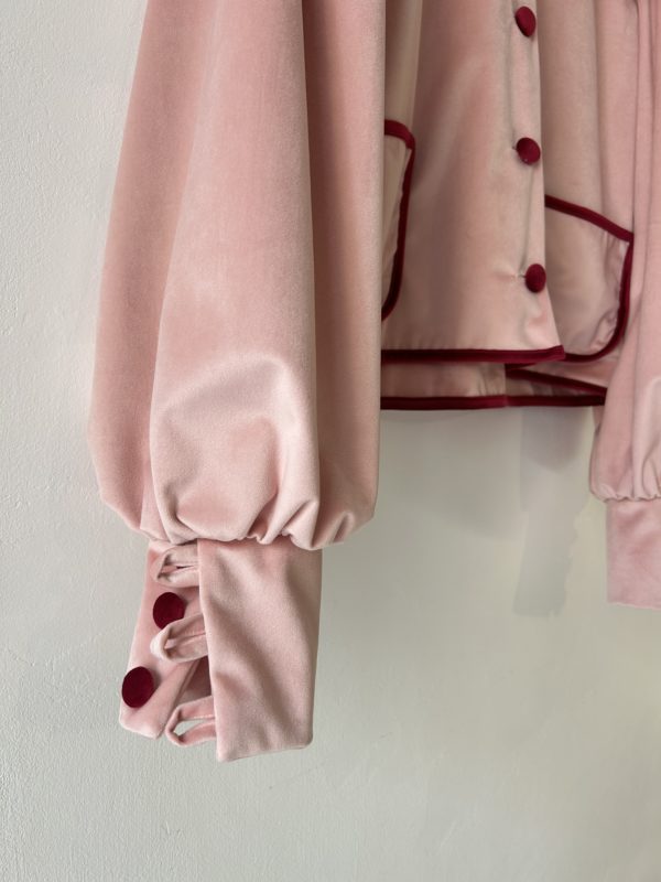 Nina Leuca Velvet Rose Jacket