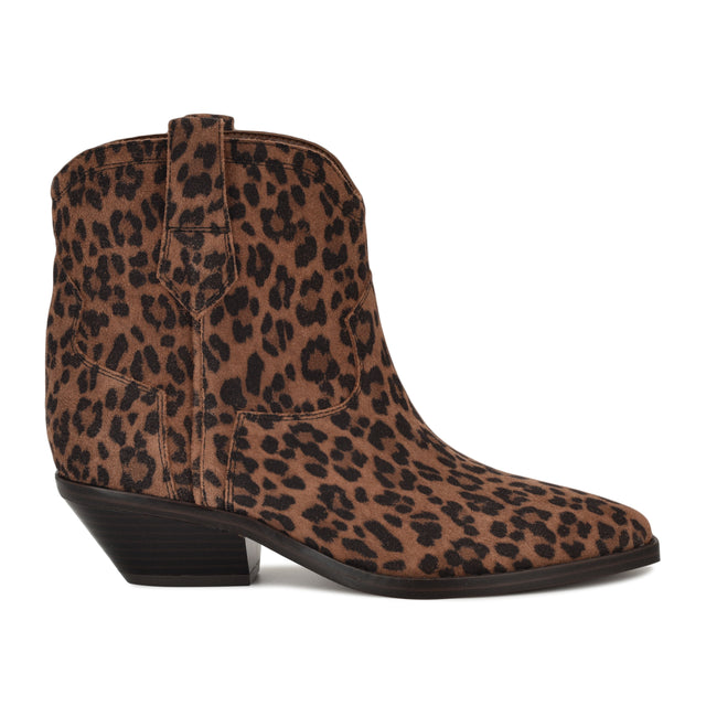 nine west Abreve Western Leather Booties