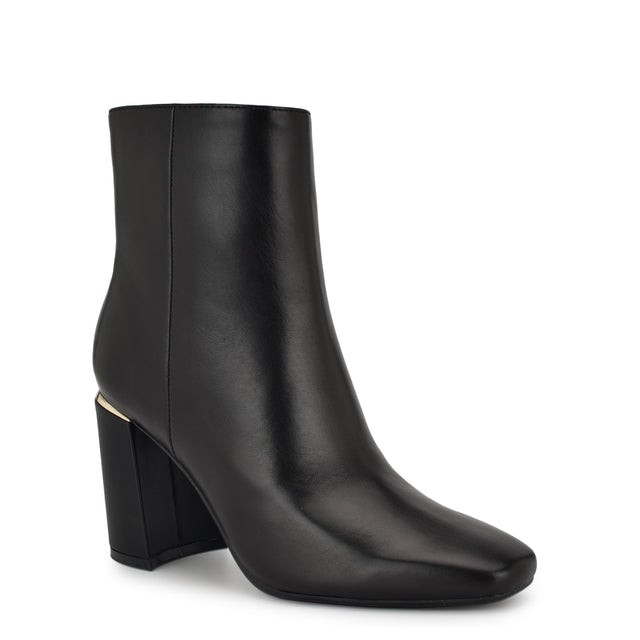 Nine West Ailet 9x9 Square Toe Booties