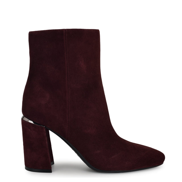 nine west Ailet 9x9 Square Toe Booties