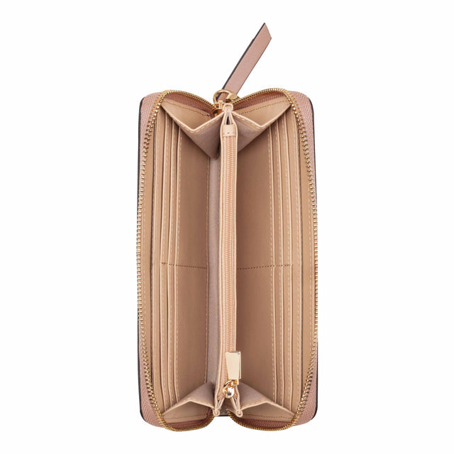Nine West Anders Zip Around With Wristlet